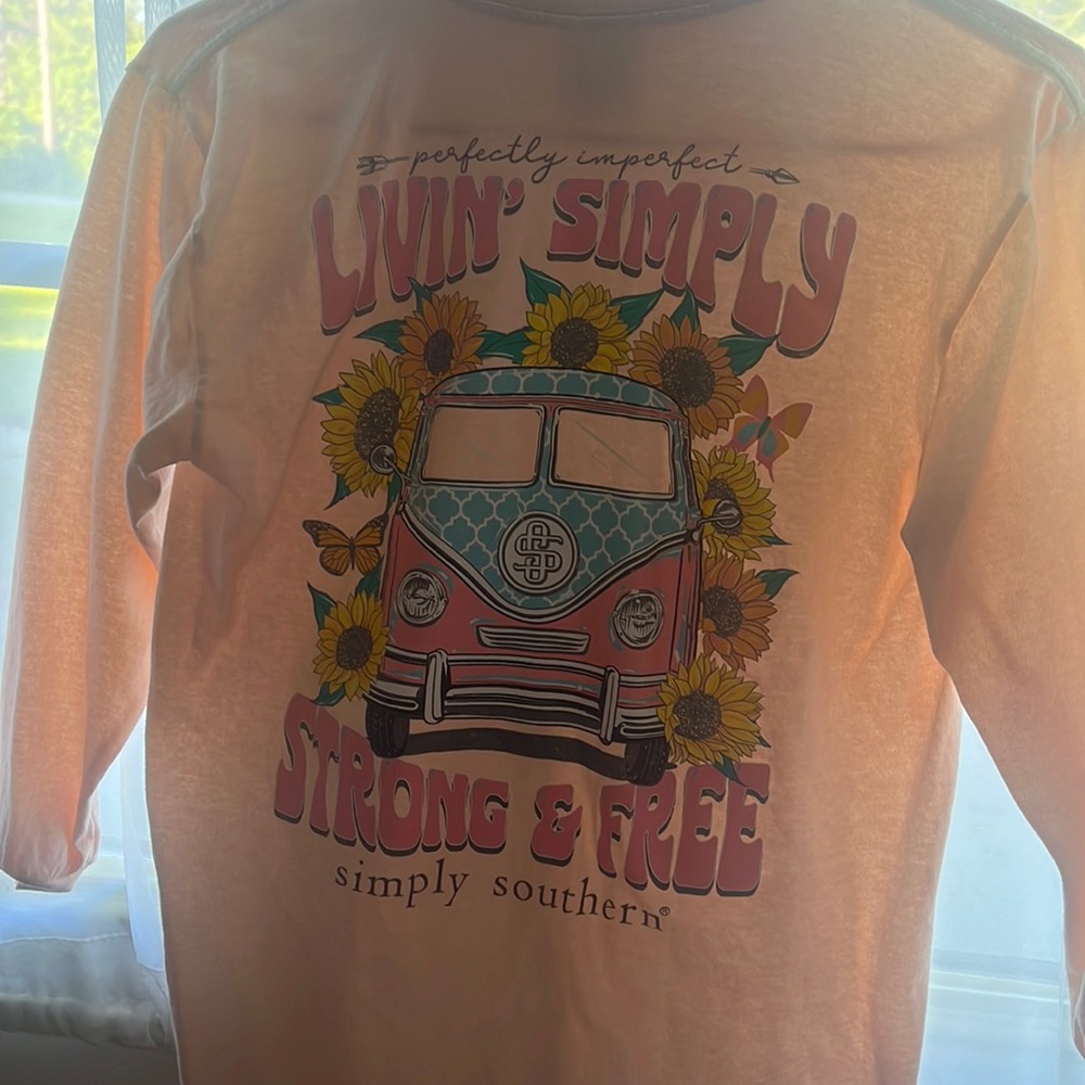 Kids long sleeve Simply Southern Tee